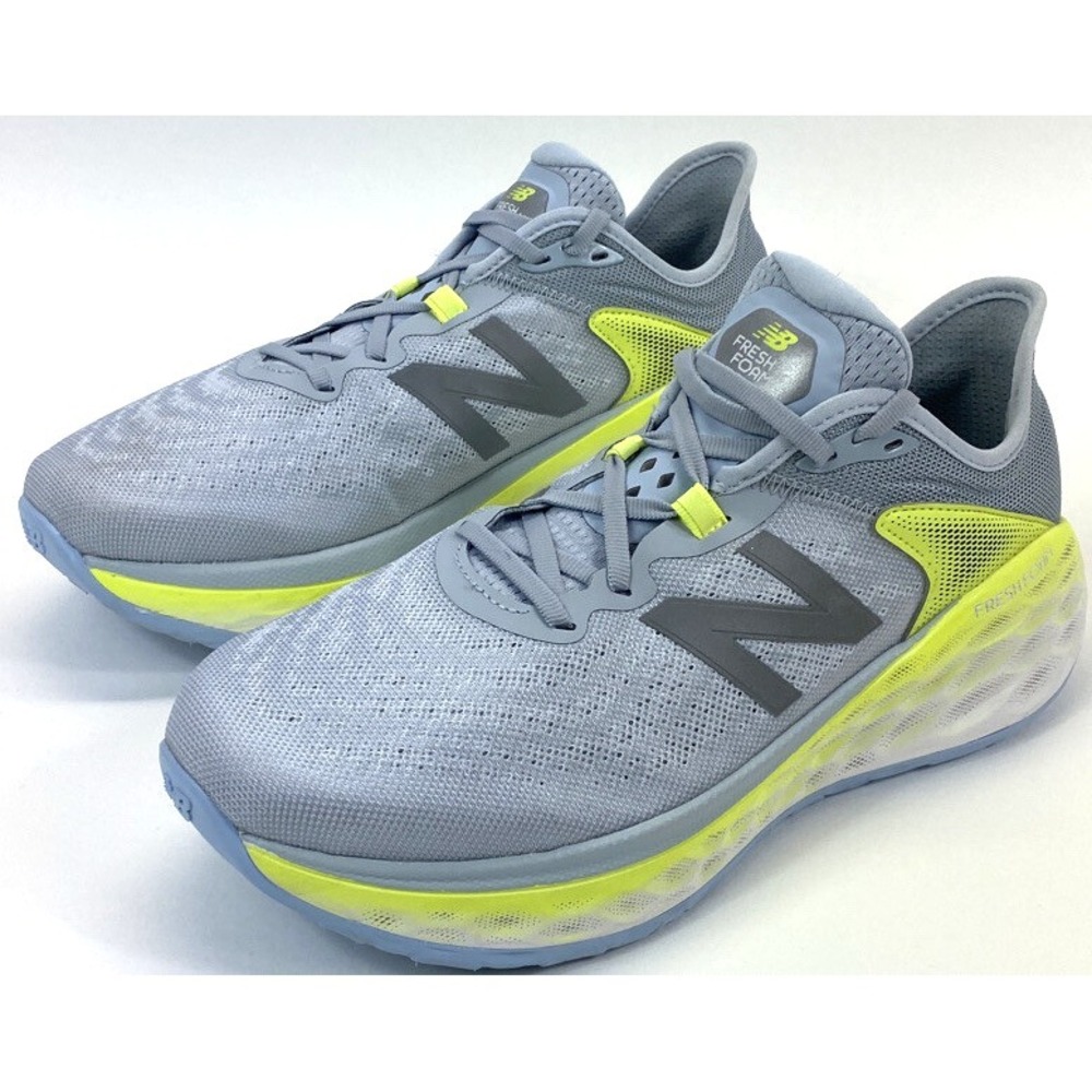 New Balance Fresh Foam More Womens 12 2E Gray Running Shoes Breathable
